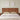 King Size Scalloped Headboard Freestanding & Wall Mount Walnut Wood Grain Bedroom Dorm Room Bed Frame
