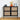 Modern Entryway Wooden Shoe Cabinet Black Freestanding Tipping Bucket Shoe Rack with 4 Flip Drawers