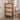 Modern Entryway Wooden Shoe Cabinet Freestanding Tipping Bucket Shoe Rack Walnut with 3 Flip Drawers