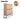 Modern Wooden Entryway Narrow Shoe Cabinet Freestanding Tipping Bucket Shoe Cabinet with 2 Flip Drawers Natural Color