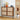 Modern Entryway Wooden Shoe Cabinet Walnut Freestanding Tipping Bucket Shoe Rack with 4 Flip Drawers