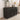 Modern Kitchen Storage Cabinet Sideboard Black with 3 Drawers and 3 Doors