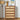 Modern Rattan 5 Drawers Dresser Table Walnut Chest of Drawers with Metal Handles