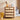 Modern Rattan Dresser Table Chest of Drawers with Metal Handles and 4 Drawers
