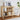 Modern Wooden Buffet Sideboard Natural Kitchen Storage Cabinet with Sun Panel