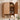 Natural 23.5" Arched Wall Mounted Bathroom Cabinet with Fluted Grooved Design & Soft-Close Hinges