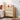 Natural 23.62'' Modern Nightstand Bedside Table with 3 Large Drawers and Hidden Handles