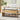 Natural 2 Tier Wooden Lift Top Coffee Table with Hidden Compartment and Wave Panel