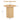 Natural 31.5" Round Small Kitchen Dinner Table with Fluted Wood Base