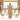 Natural 31.5" Round Small Kitchen Dinner Table with Fluted Wood Base