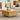 Walnut 31.5" Square Fluted Flip-Top Coffee Table with Storage and Floating Base