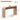Natural 35.43"Tall Curved Counter Height Bar Table Narrow High Top Pub Dining Table