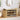 Natural 39" Oval Entryway 3-Tier Wooden Shoe Bench with 2 Hidden Side Compartments