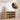 Natural 39" Oval Entryway 3-Tier Wooden Shoe Bench with 2 Hidden Side Compartments