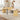 Natural 42"-120" Kitchen Extendable Oval Dining Table for 4-14 with Fluted Pedestal Base & Reinforced Metal Support Leg