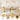 Natural 42"-120" Kitchen Extendable Oval Dining Table for 4-14 with Fluted Pedestal Base & Reinforced Metal Support Leg