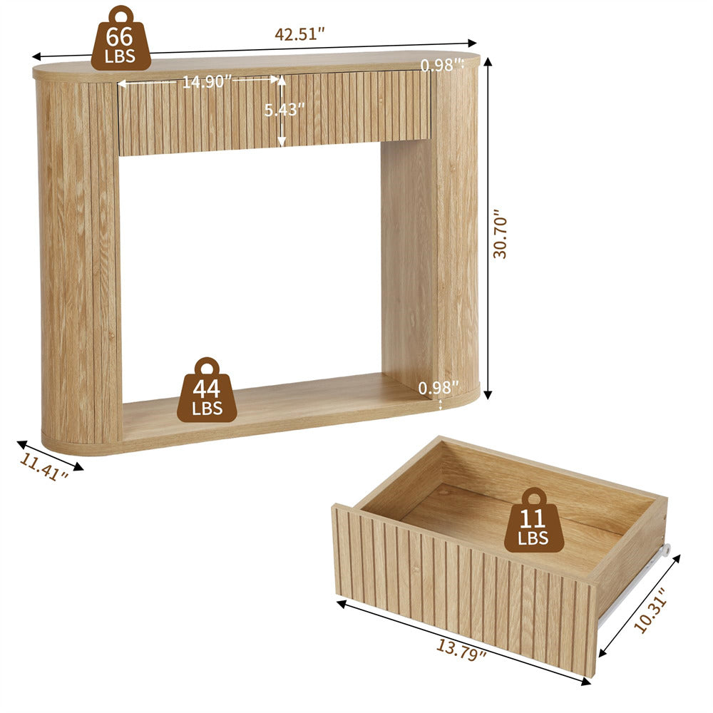 Wooden shelves with measurements and weight indicators on a white background