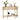 Natural 43.3“ Fluted Half Moon Modern Entryway Console Table with Storage