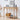 Wooden 43.3" console table with decorative items in a room setting