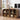 Natural 55.1" L Low Wooden Bookcase 8 Cube Storage Organizer with Curved Edge