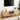 Wooden 59" TV stand with decorative items in a living room setting