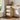Wooden desk with curved design in a home office setting