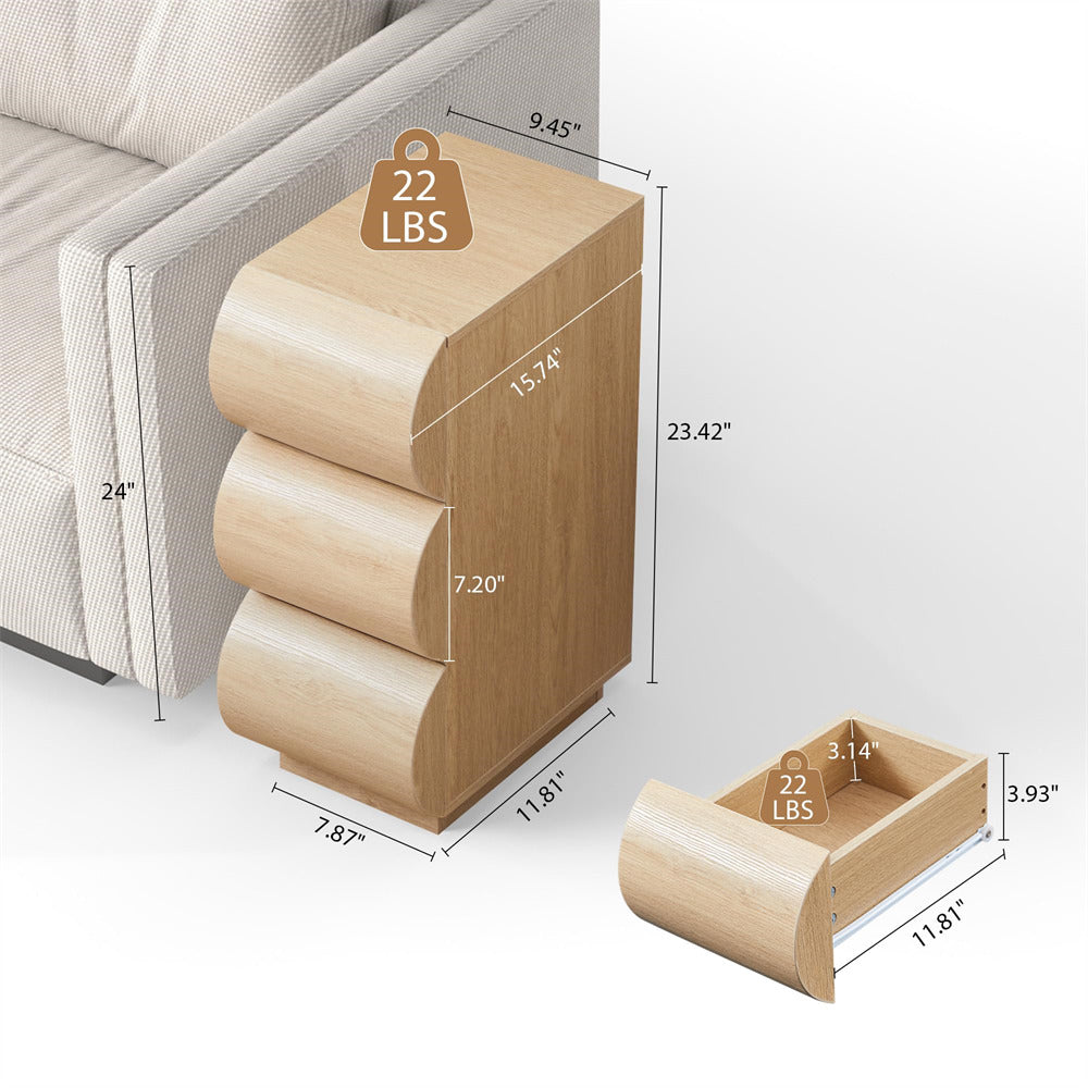 Wooden pet steps with measurements and weight capacity displayed