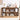 Natural 8 Cube 2-Tier Wooden Bookcase Floor Standing Storage Shelf with Rounded Corners and Anti-Tip Kit