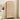 Wooden wardrobe with two doors and two drawers in a room setting.