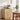 Natural Mid Century Modern 3 Drawer Dresser with Arched Fluted Design