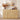 Natural Mid Century Modern 6 Drawer Dresser with Arched Fluted Design