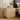 Natural Mid Century Modern Arched Fluted Design Nightstand with 2 Drawers