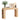 Natural Mid Century Modern Curved Narrow Entryway Arch Console Table with Side Shelves