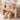 Natural Mid Century Modern Curved Narrow Entryway Arch Console Table with Side Shelves
