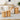 Natural Mid Century Modern Fluted Round Nesting Coffee Table Set of 3