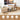 Natural Mid Century Modern TV Stand Media Console Table with Curved Profile Design & Nature Linen Doors