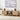 Wooden entertainment console with speakers and a TV above in a room setting.