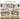 Two images of a 2-in-1 coffee table transforming into a work desk in a living room setting.
