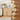 Natural Modern 2 Door Storage Cabinet Sideboard with Arched Fluted Door Design