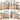 Natural Modern 2 Door Storage Cabinet Sideboard with Arched Fluted Door Design
