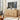 Natural Modern 4 Door Storage Cabinet Sideboard with Arched Fluted Door Design