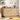Wooden 6-drawer dresser in a child's room with toys and decor