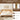 Natural Modern Boho Wood Scalloped Bed Headboard King Size Only with Adjustable LED