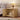 Natural Modern Hidden Cat Litter Box Cabinet Cat House with Scalloped Doors and Gold Handle
