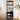 Rattan Bookshelf Tall Bookcase Storage Cabinet Black with 3 Tier Open Shelves Shelf