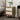 Rattan Nightstand Sofa Side Table Walnut with 2 Storage Drawers
