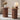 Walnut 17.7'' Mid Century Modern Side Table Round Fluted End Table Set of 2