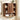 31.5" Bathroom Wall Mounted Storage Cabinet with Towel Bar & Arched Fluted Double Doors