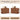 Walnut 31.5" Hidden Cat Litter Box Enclosure Push-to-Open Double Doors Fluted Arched Fluted Design