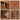 Walnut 31.5" Hidden Cat Litter Box Enclosure Push-to-Open Double Doors Fluted Arched Fluted Design